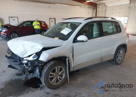 2015 Volkswagen Tiguan S from USA, damaged, VIN WVGAV7AX9FW607932